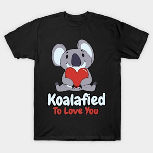 Valentine's Day Koala Love Wildlife Koala Lover T-Shirt